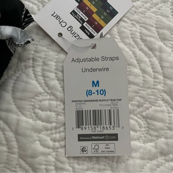 Time and True Bikini Top Size M (8-10) - Picture 5 of 6